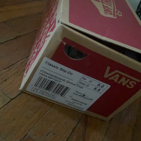 Vans (checkerboard) ochre/true , yellow and white - Picture 2 of 6